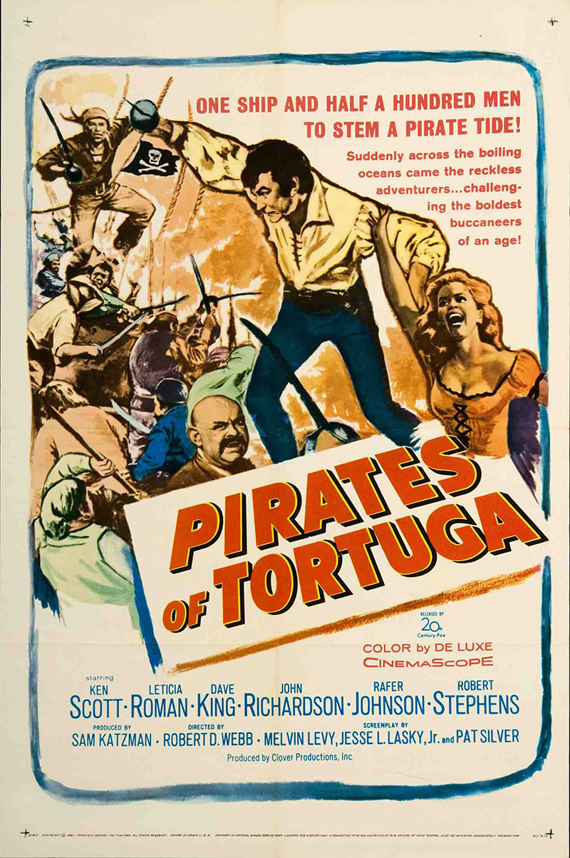 Pirates of Tortuga (1961) starring Ken Scott on DVD on DVD