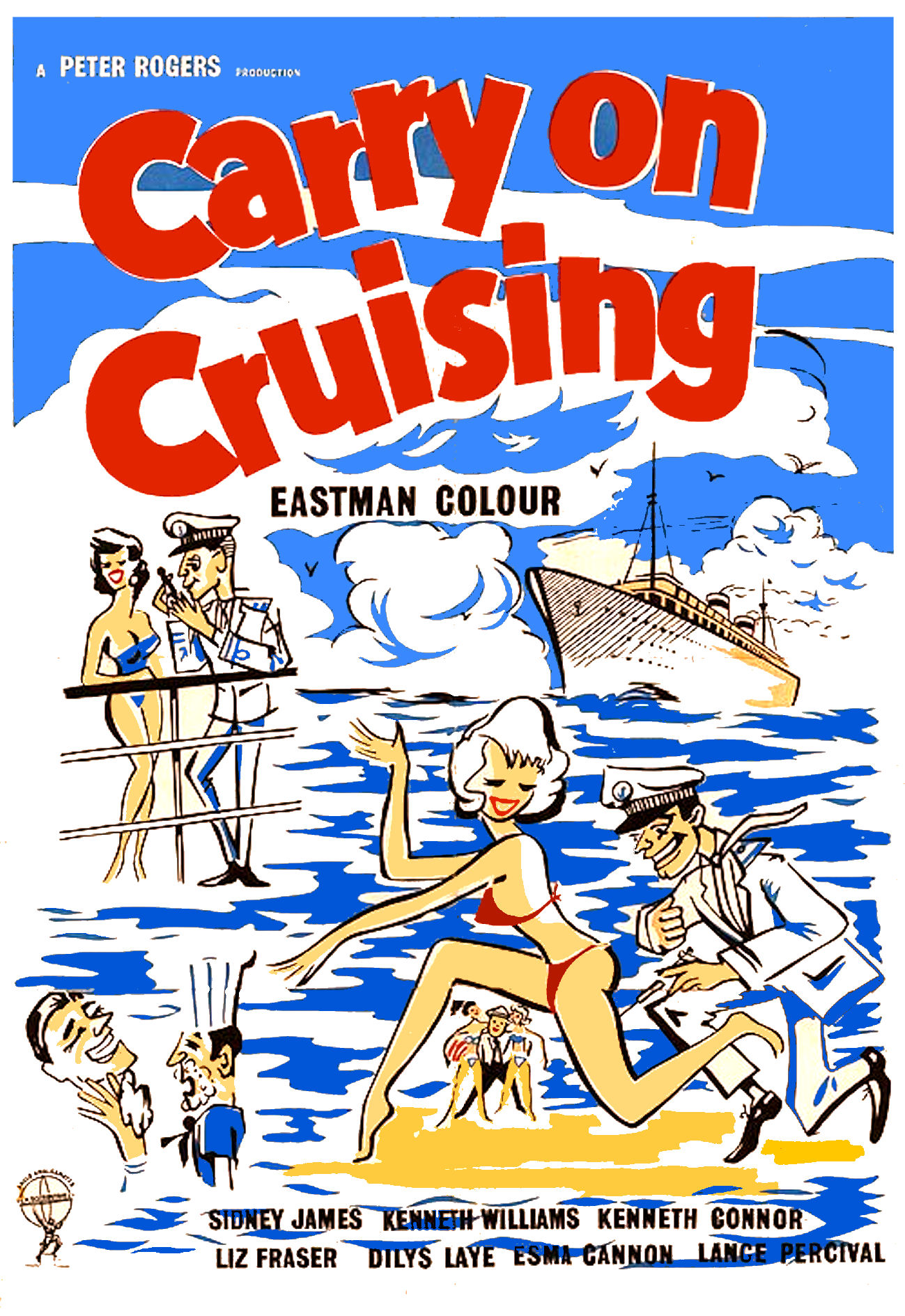 Carry On Cruising (1962) starring Sidney James on DVD on DVD