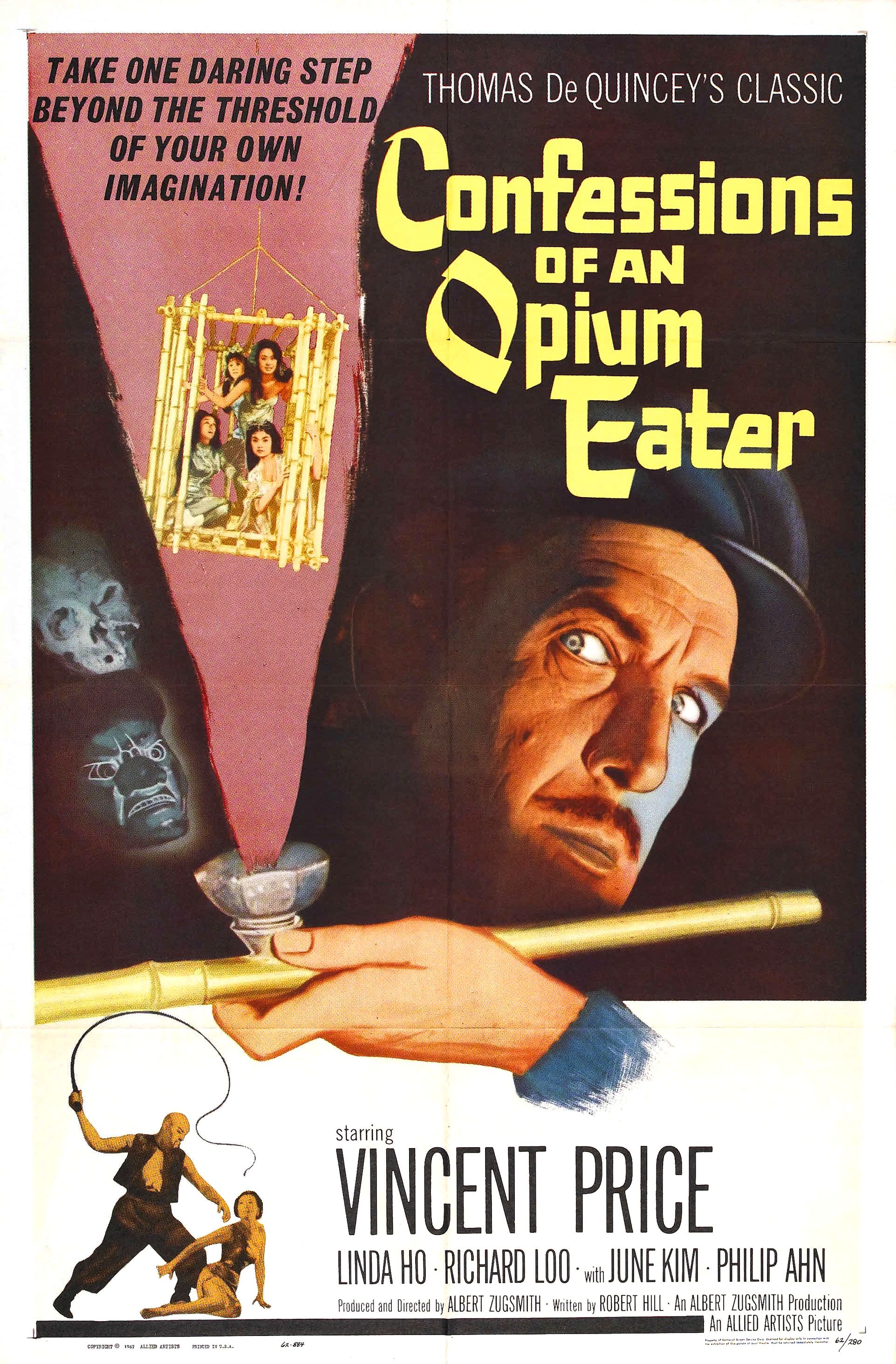 Confessions of an Opium Eater (1962) starring Vincent Price on DVD on DVD