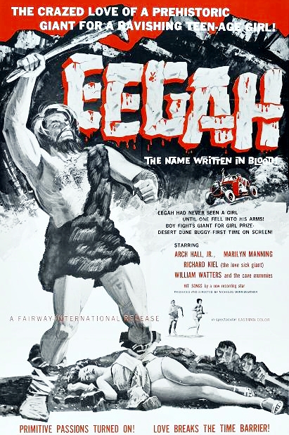 Eegah (1962) starring Arch Hall Jr. on DVD on DVD