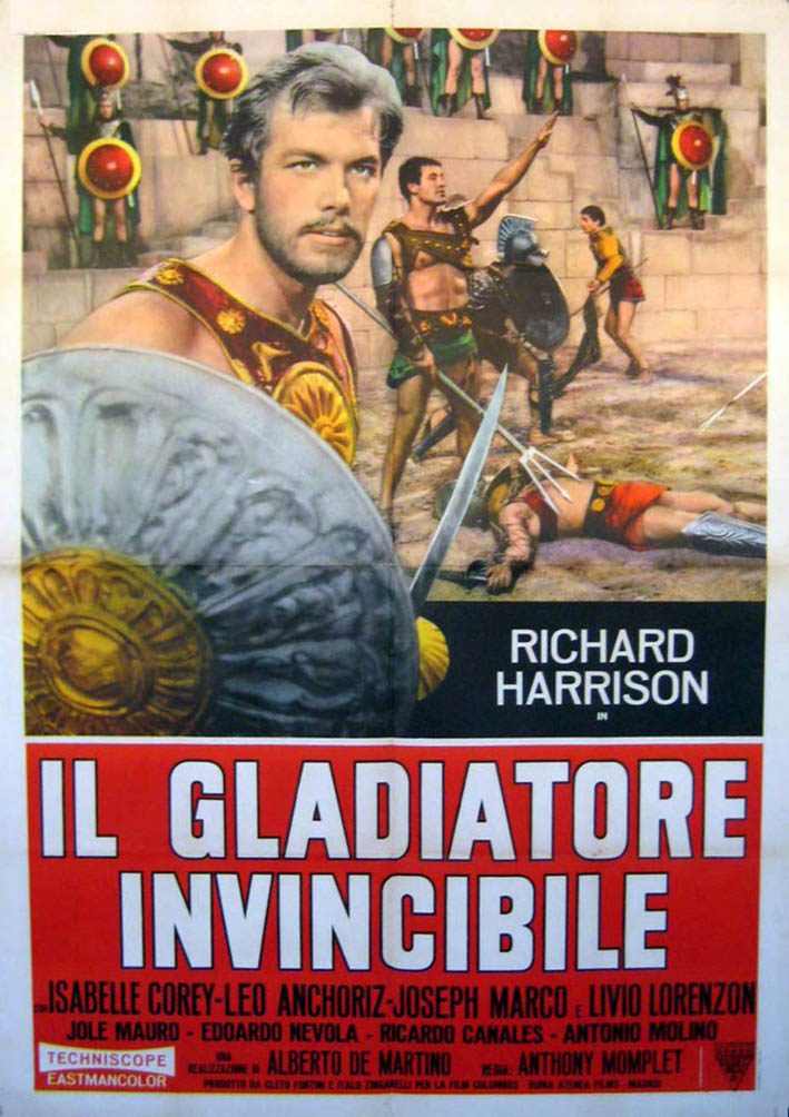 The Invincible Gladiator (1961) with English Subtitles on DVD on DVD