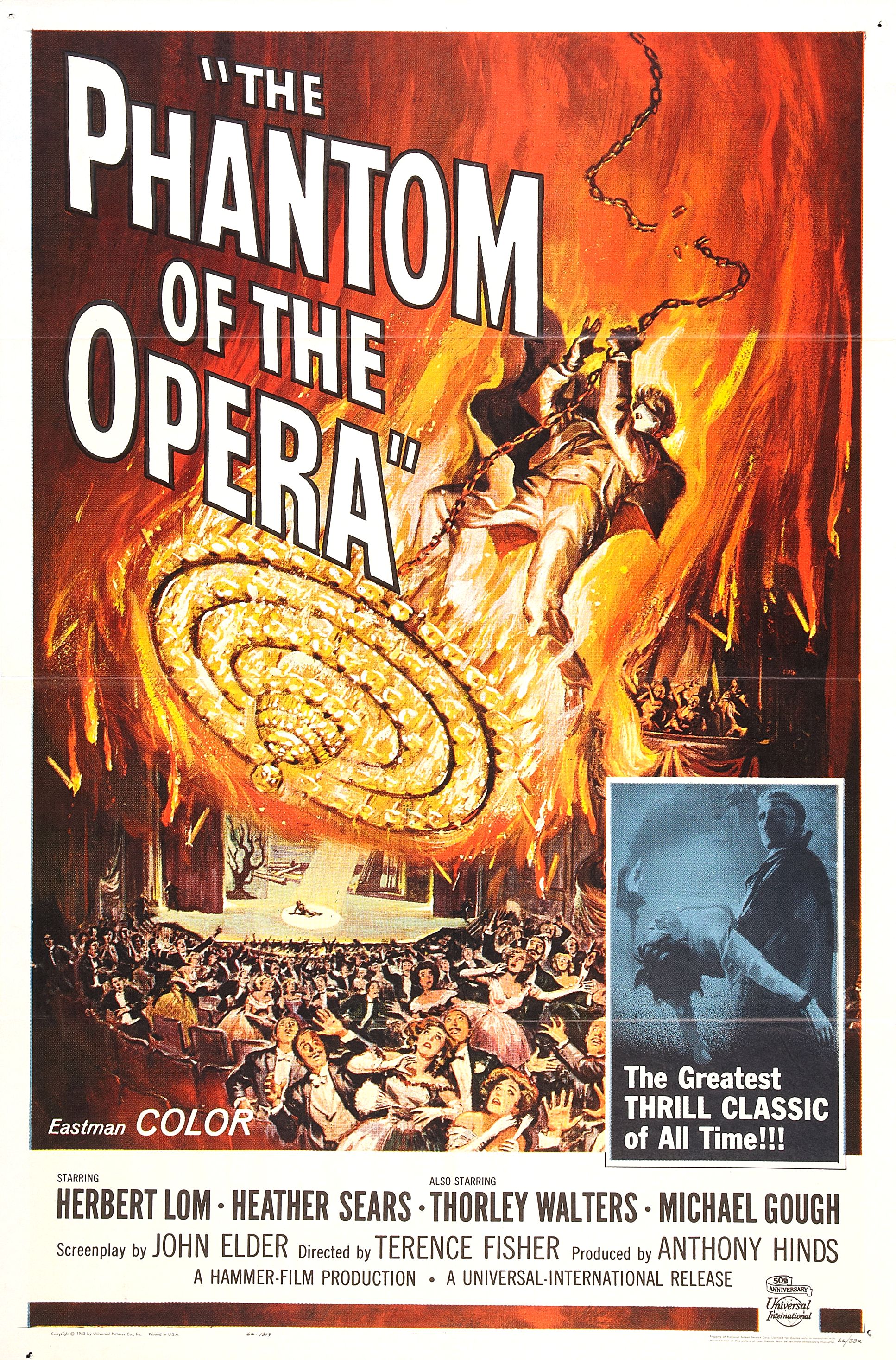 The Phantom of the Opera (1962) starring Herbert Lom on DVD on DVD
