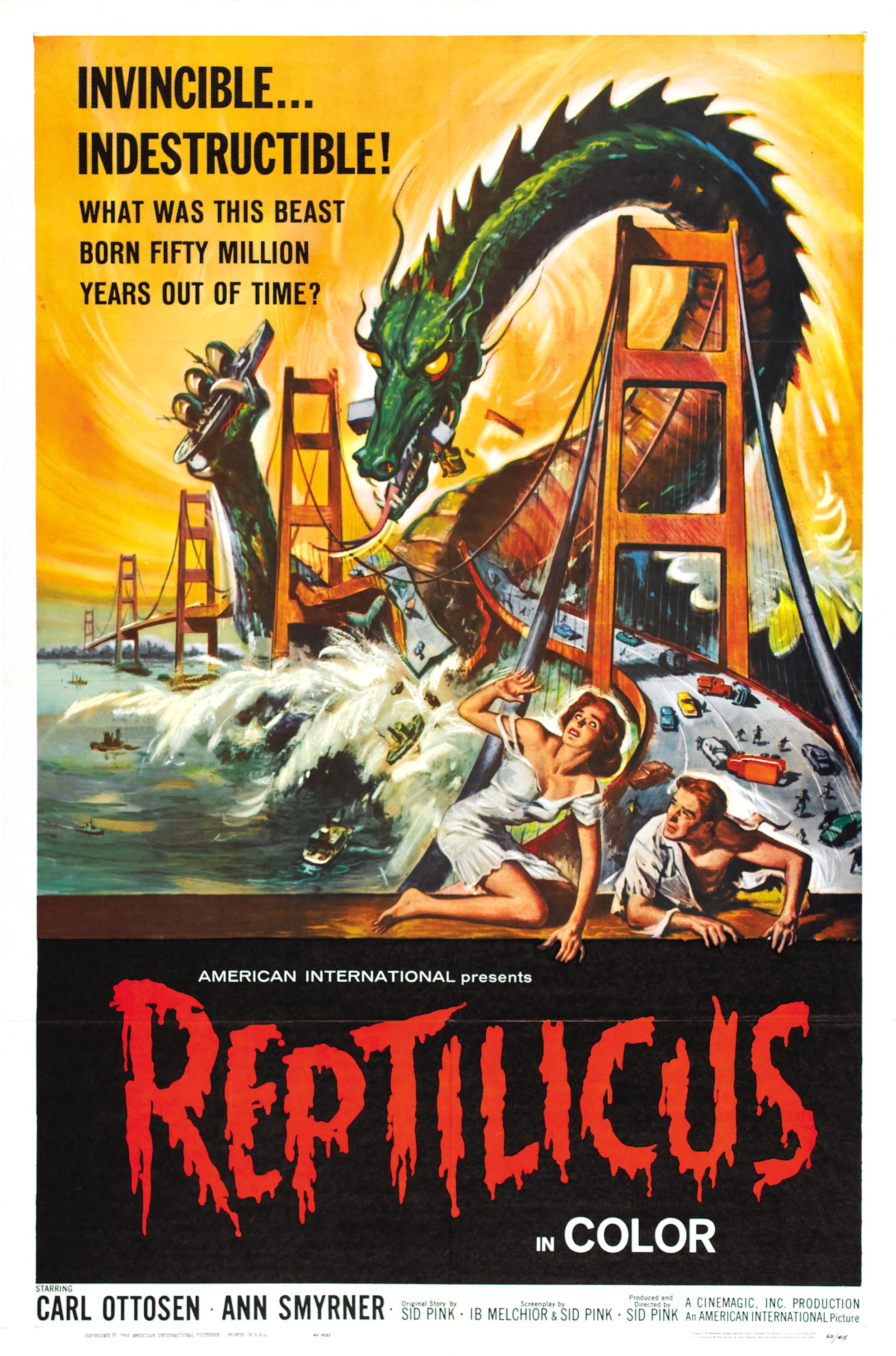 Reptilicus (1961) with English Subtitles on DVD on DVD