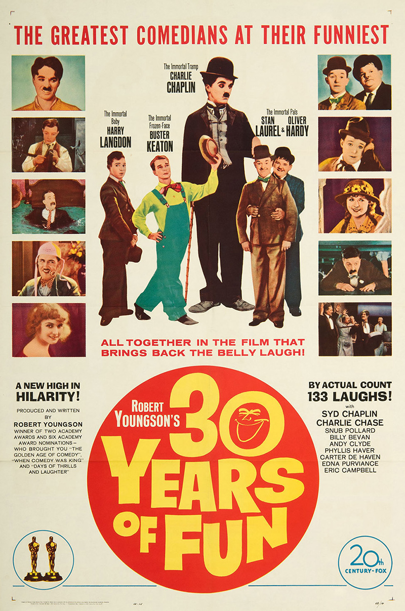 30 Years of Fun (1963) starring Billy Bevan on DVD on DVD