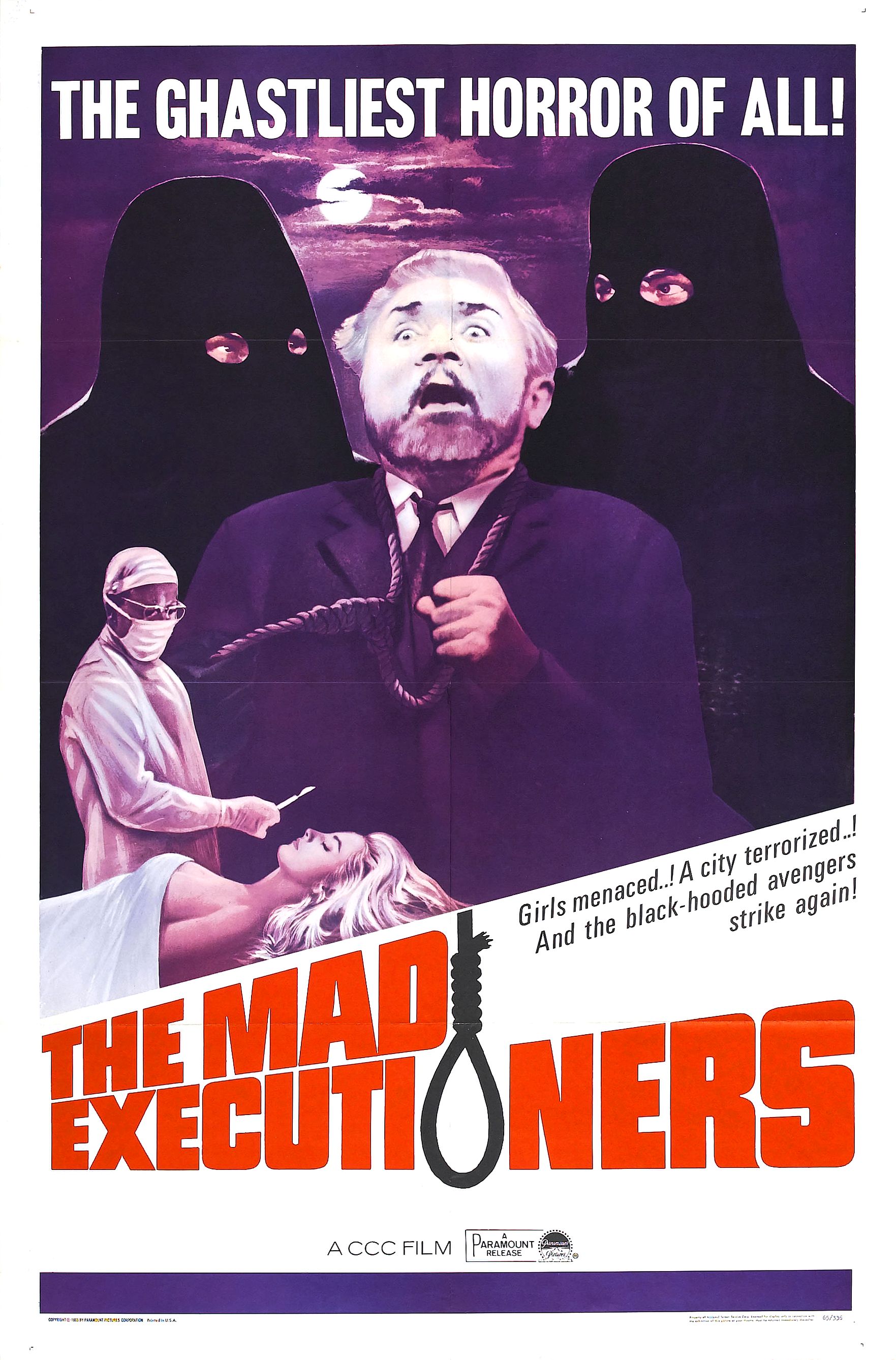 The Mad Executioners (1963) with English Subtitles on DVD on DVD