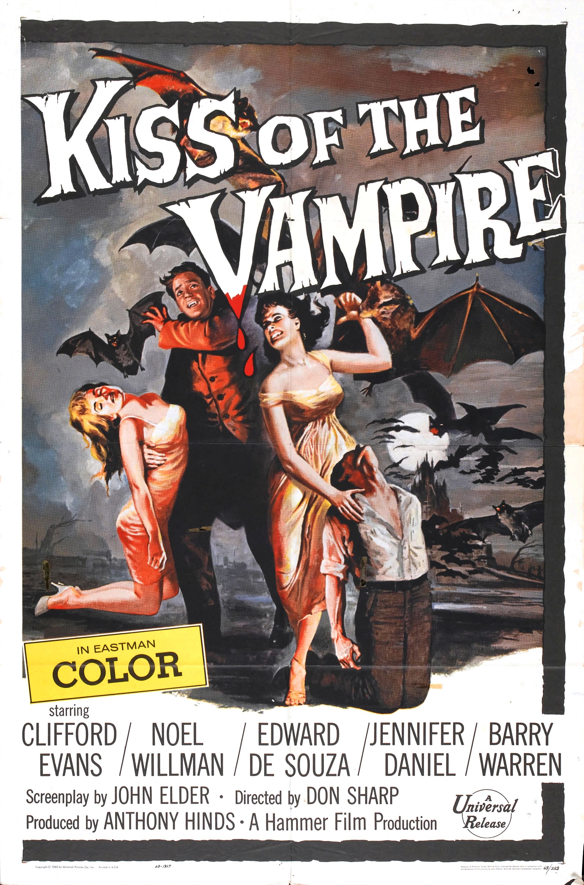 The Kiss of the Vampire (1963) with English Subtitles on DVD on DVD