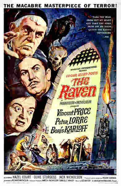 The Raven (1963) starring Vincent Price on DVD on DVD