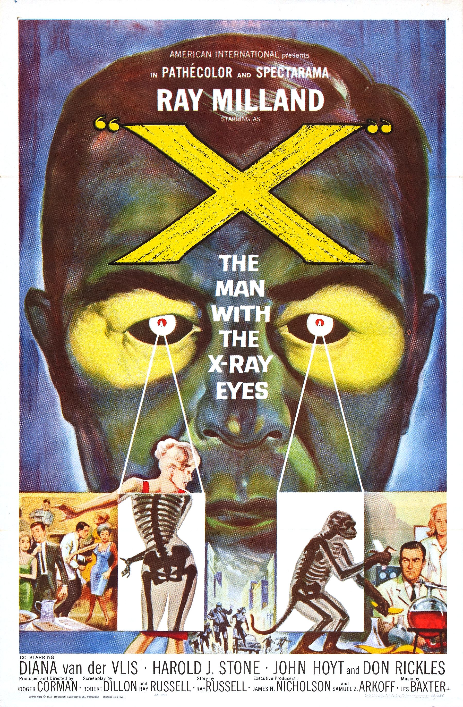 X: The Man with the X-Ray Eyes (1963) starring Ray Milland on DVD on DVD