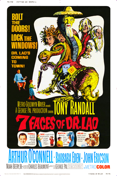 7 Faces of Dr. Lao (1964) starring Tony Randall on DVD on DVD