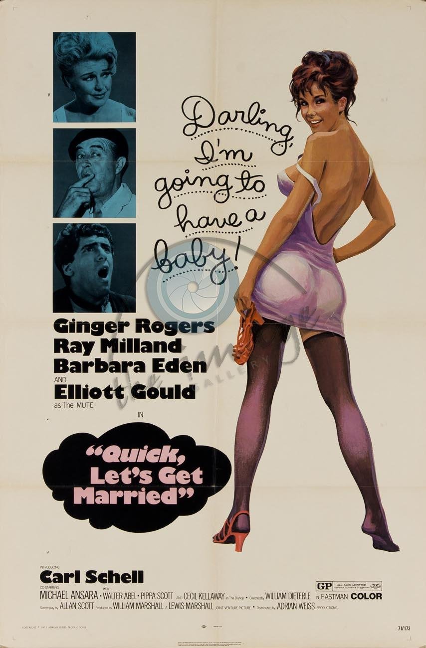 Quick, Let's Get Married (1964) starring Ginger Rogers on DVD on DVD