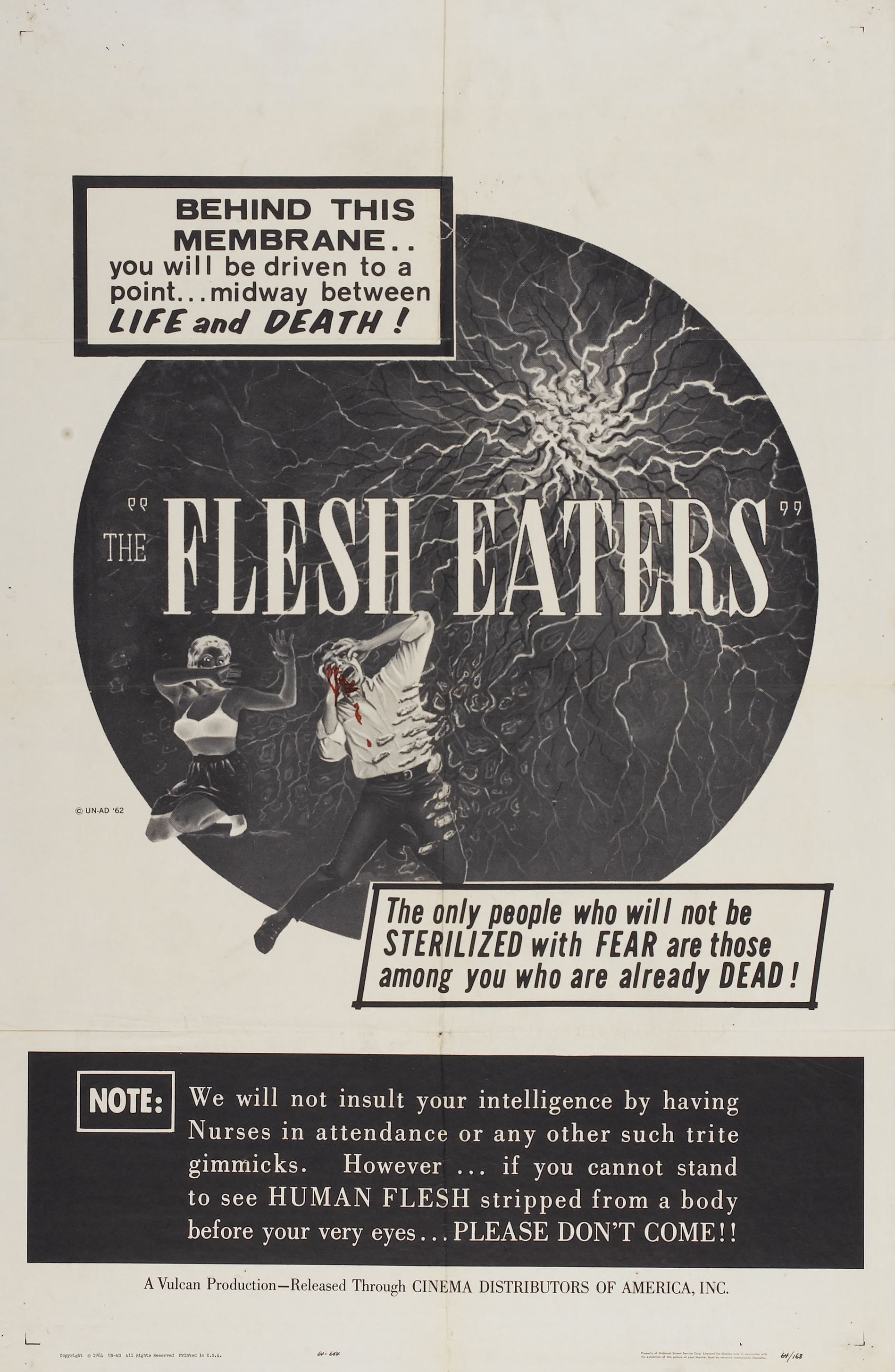 The Flesh Eaters (1964) starring Martin Kosleck on DVD on DVD