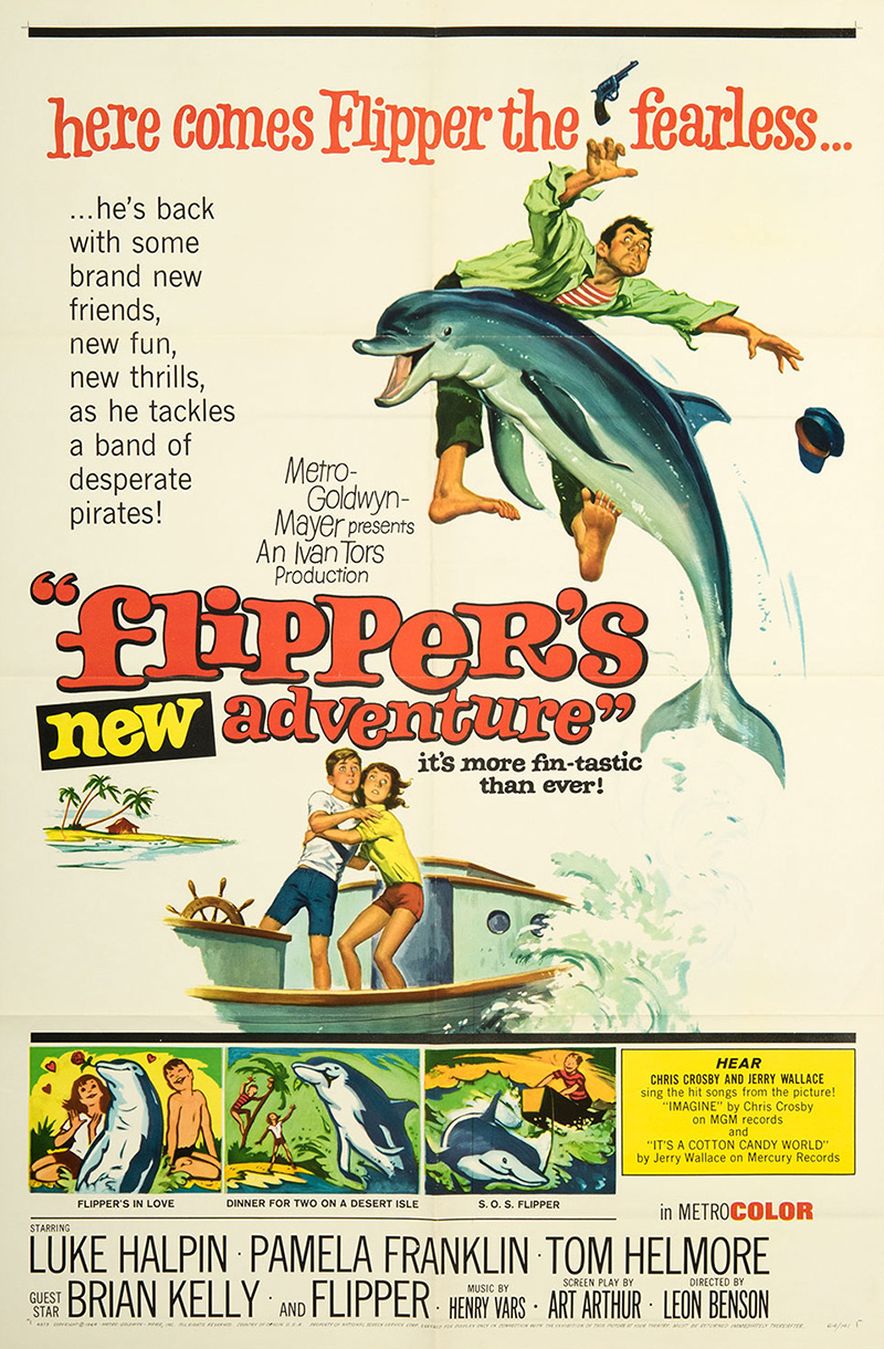 Flipper's New Adventure (1964) starring Luke Halpin on DVD on DVD
