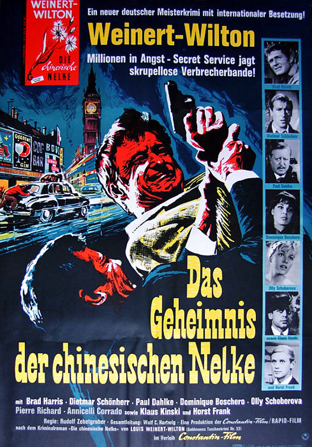 Das Geheimnis der chinesischen Nelke (1964) with English Subtitles on DVD on DVD