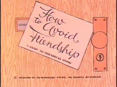 How to Avoid Friendship (1964) Screenshot 1