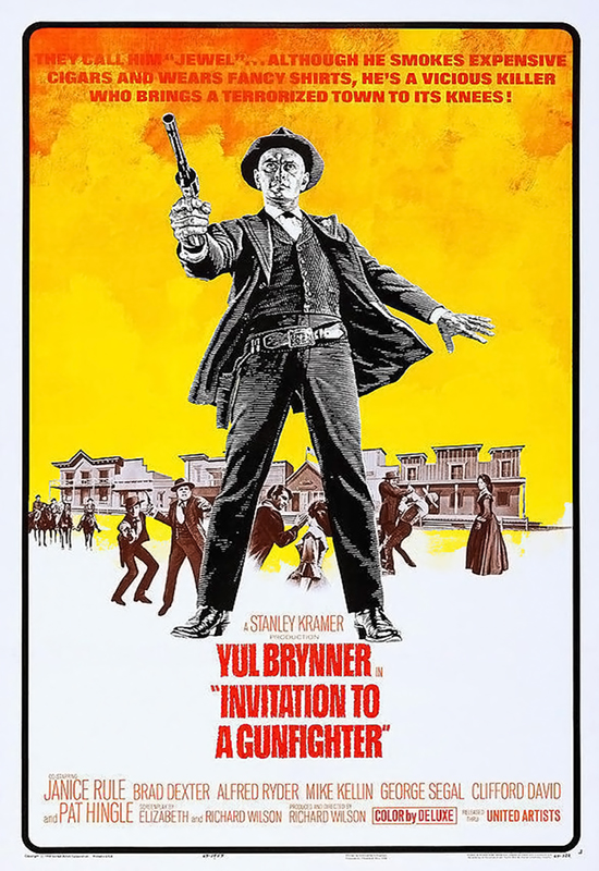 Invitation to a Gunfighter (1964) starring Yul Brynner on DVD on DVD