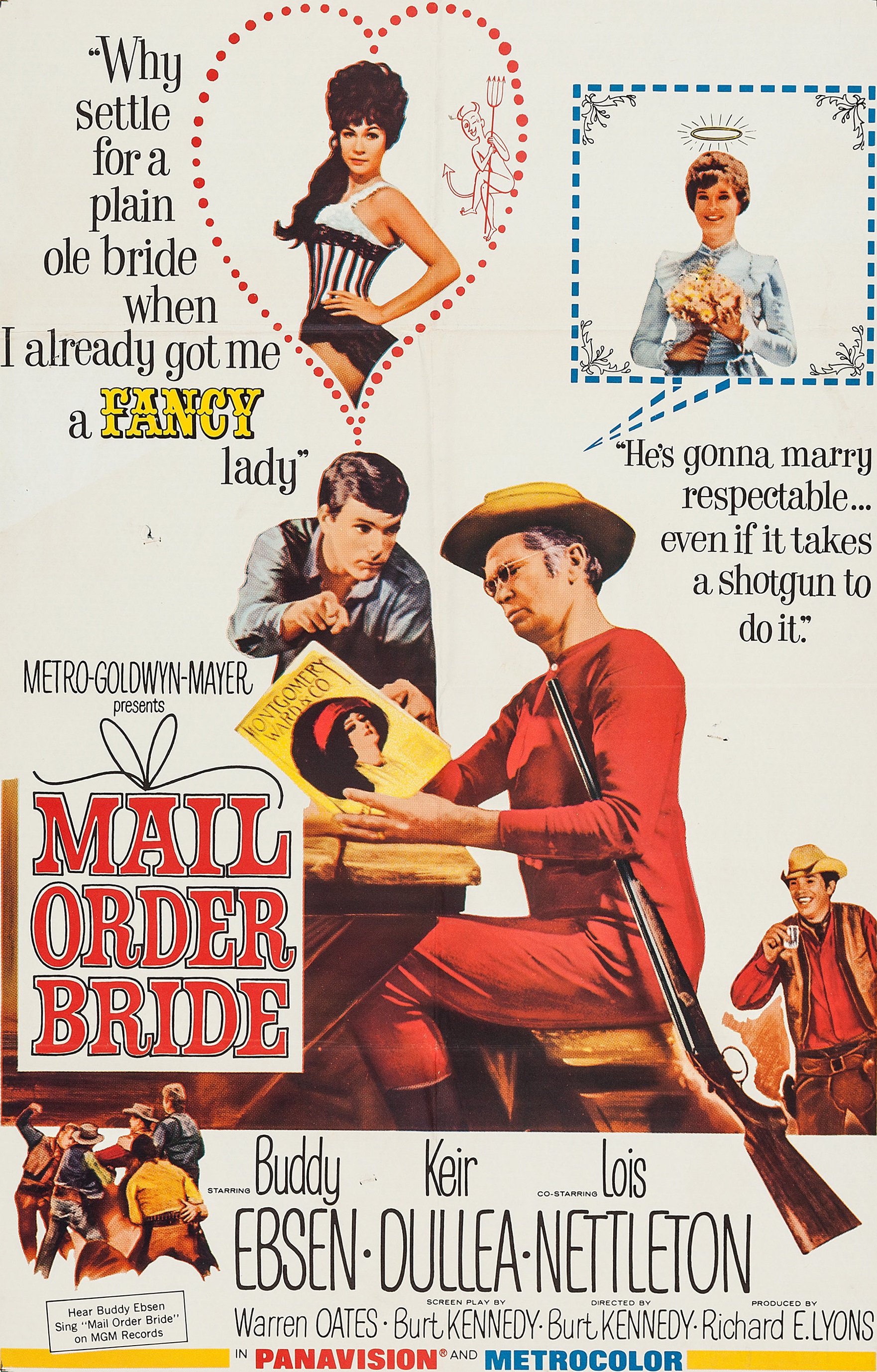 Mail Order Bride (1964) starring Buddy Ebsen on DVD on DVD