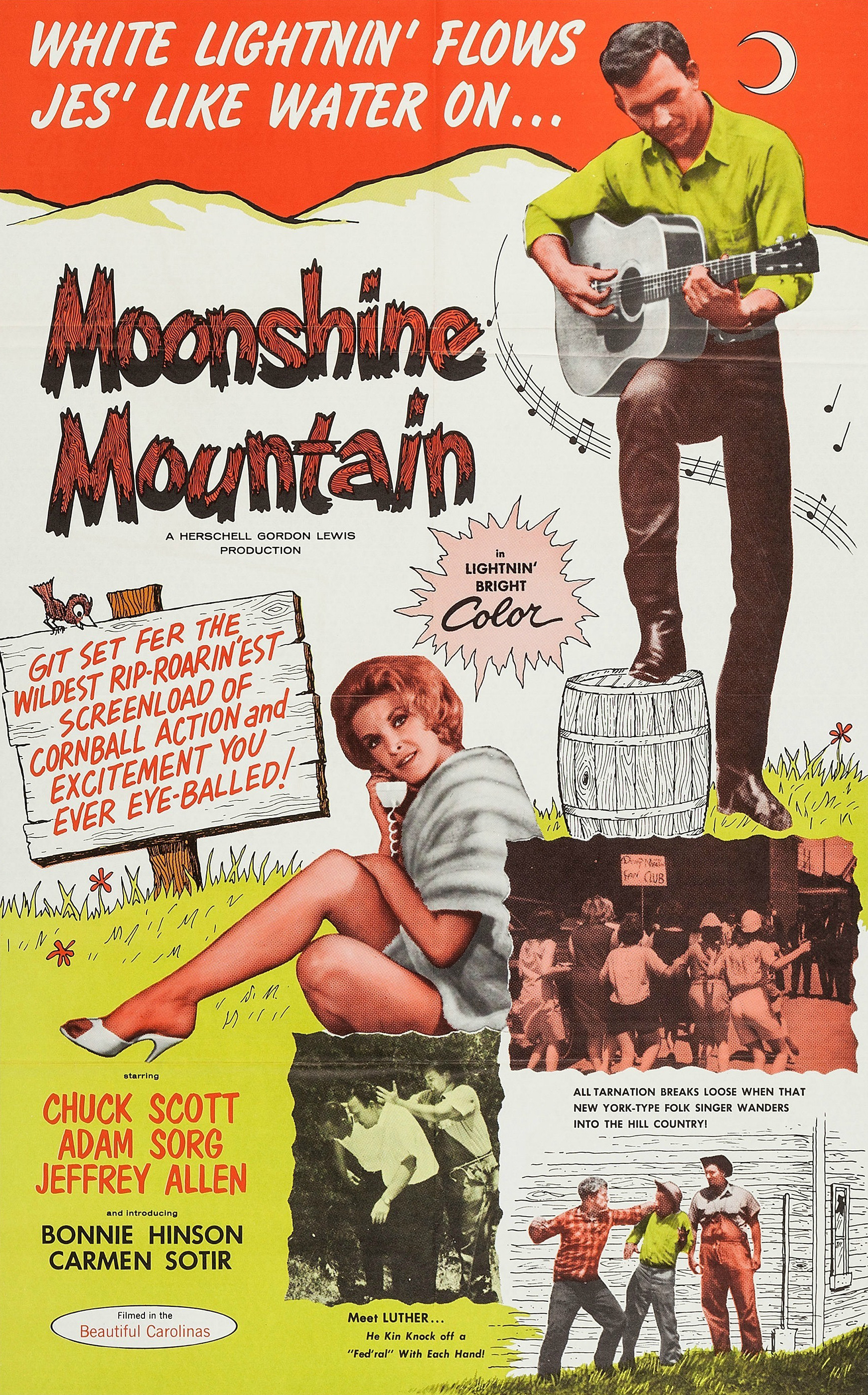 Moonshine Mountain (1964) starring Charles Glore on DVD on DVD