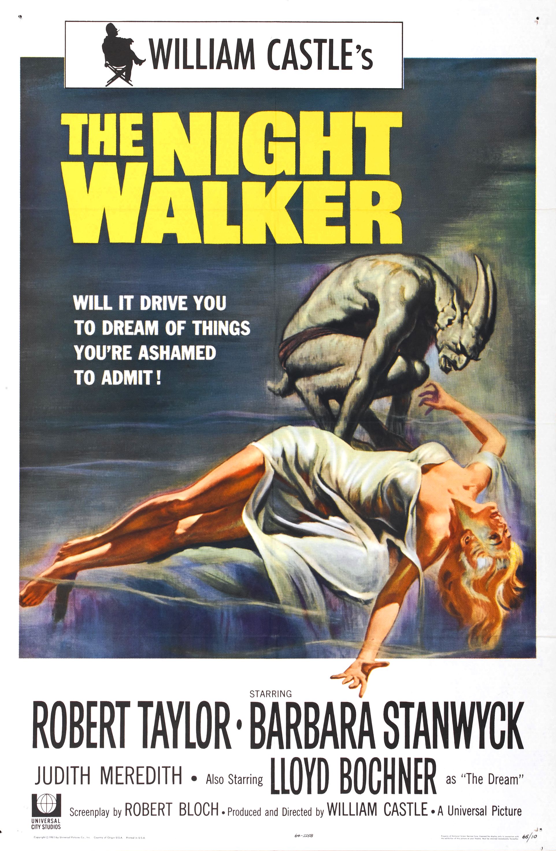 The Night Walker (1964) starring Robert Taylor on DVD on DVD