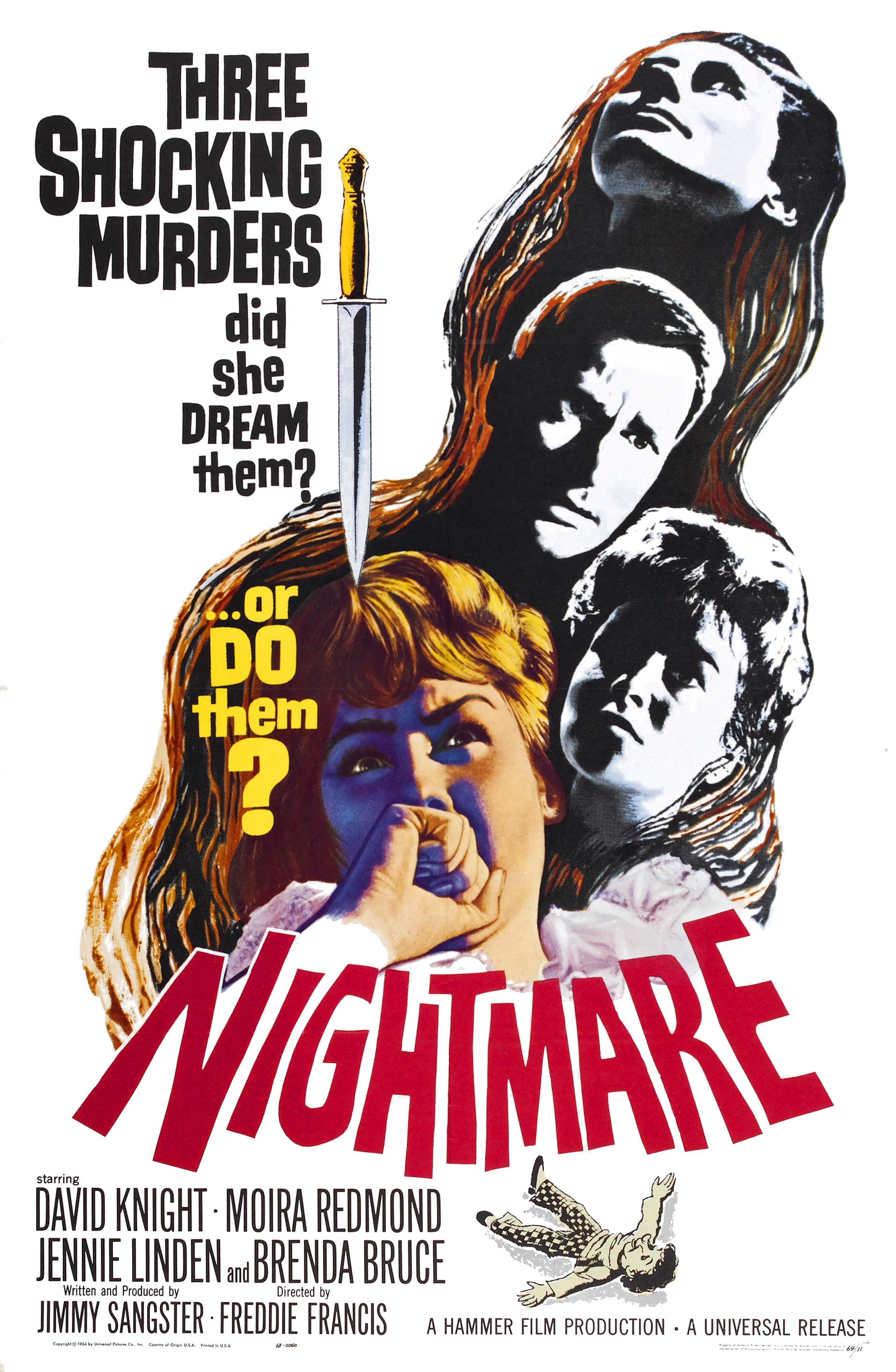 Nightmare (1964) starring David Knight on DVD on DVD