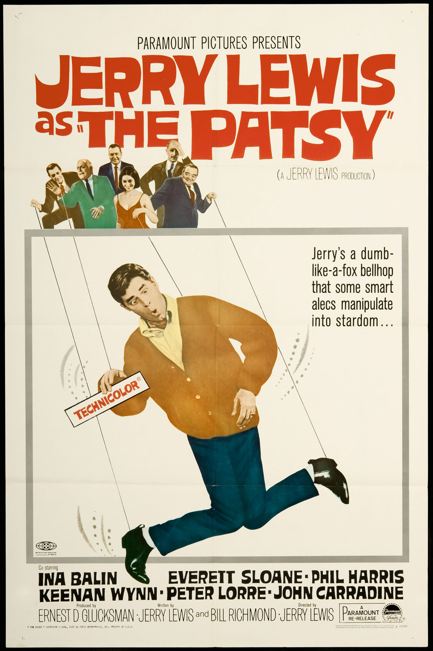 The Patsy (1964) starring Jerry Lewis on DVD on DVD