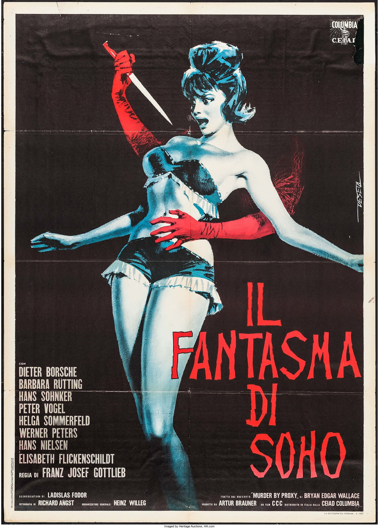 Das Phantom von Soho (1964) with English Subtitles on DVD on DVD