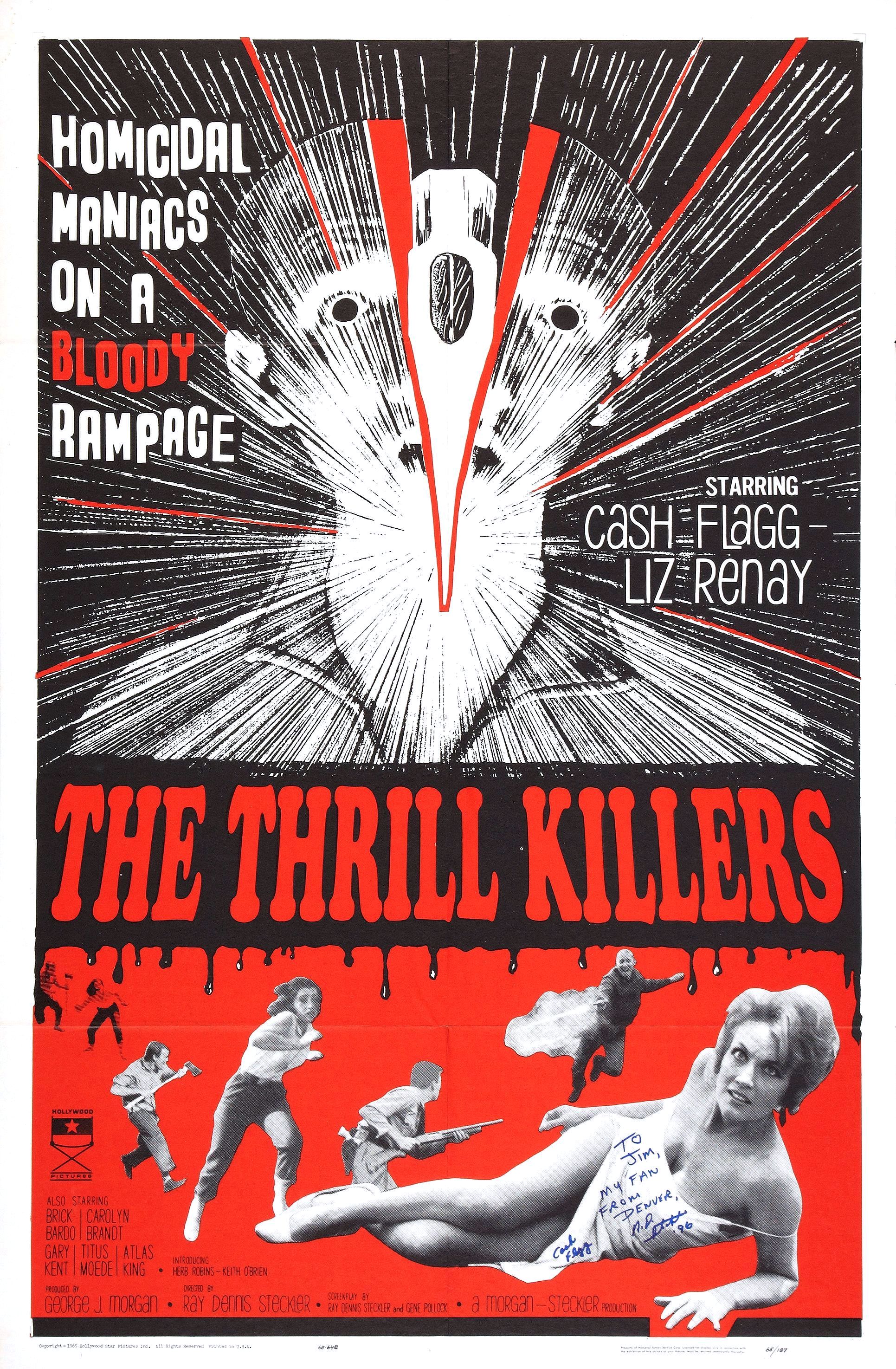The Thrill Killers (1964) starring Ray Dennis Steckler on DVD on DVD
