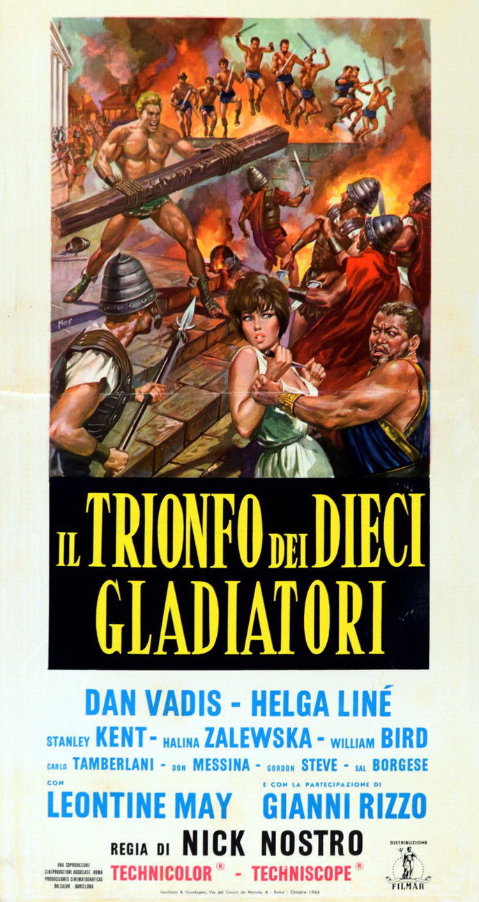 Triumph of the Ten Gladiators (1964) with English Subtitles on DVD on DVD