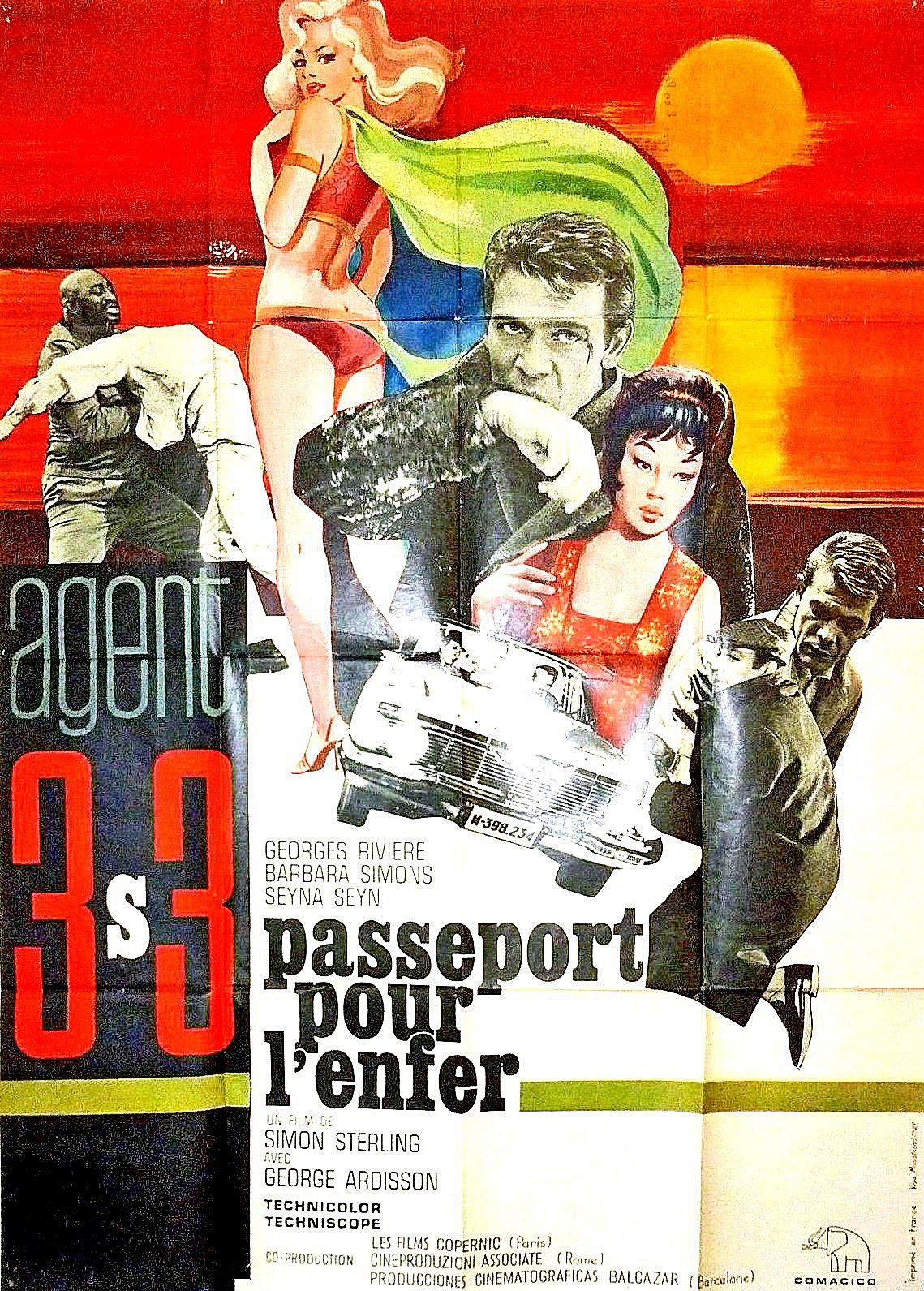 Agent 3S3: Passport to Hell (1965) with English Subtitles on DVD on DVD