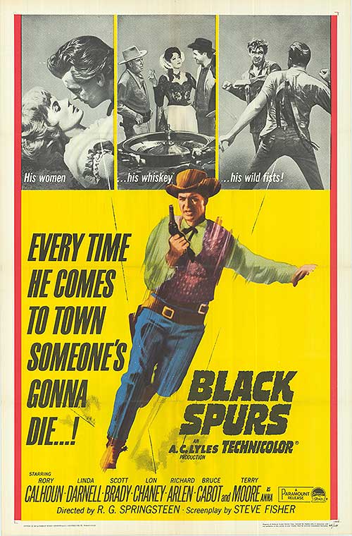 Black Spurs (1965) starring Rory Calhoun on DVD on DVD