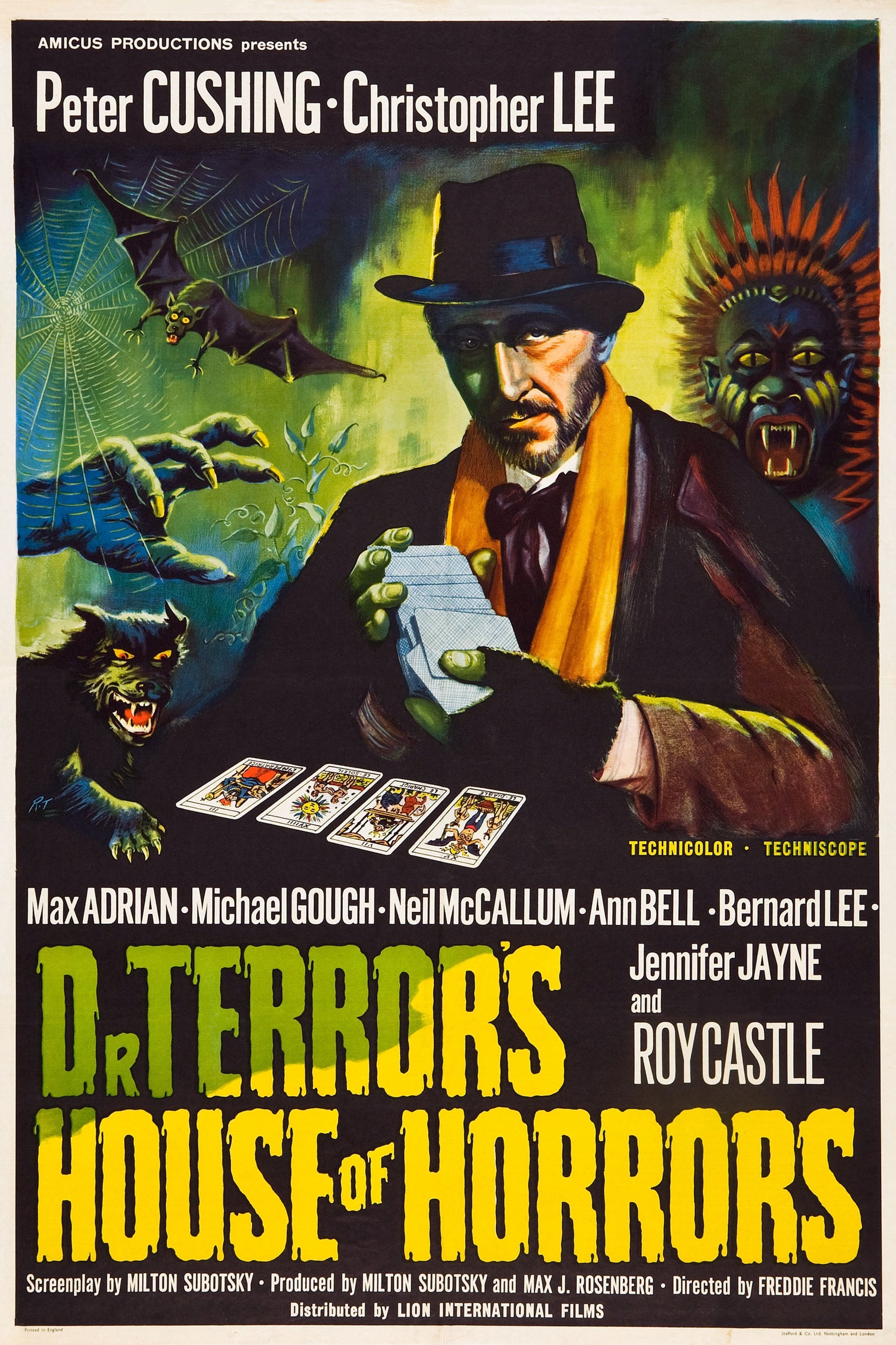 Dr. Terror's House of Horrors (1965) starring Peter Cushing on DVD on DVD