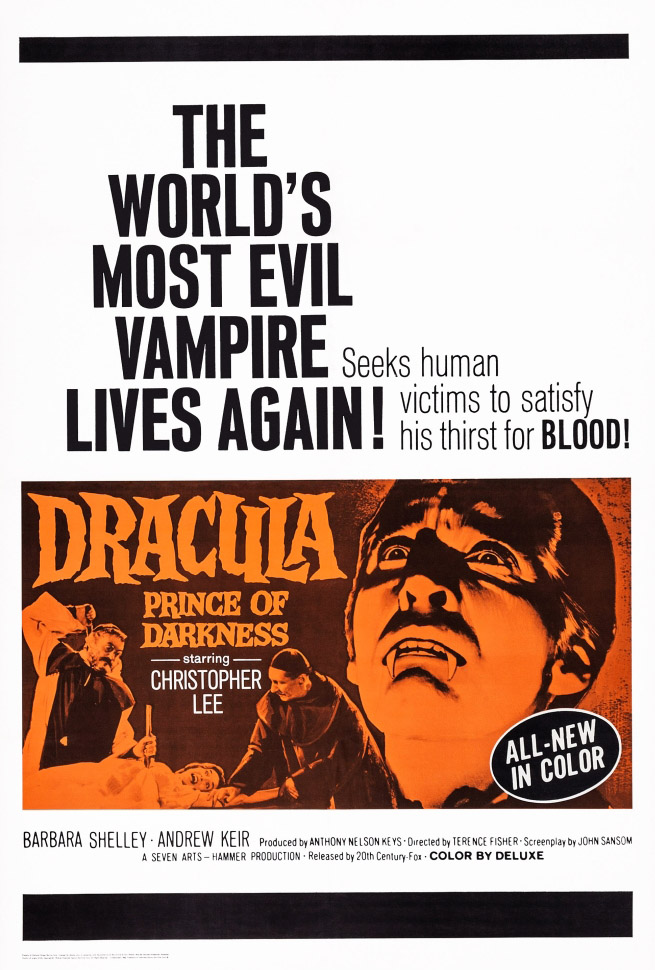 Dracula: Prince of Darkness (1966) starring Christopher Lee on DVD on DVD
