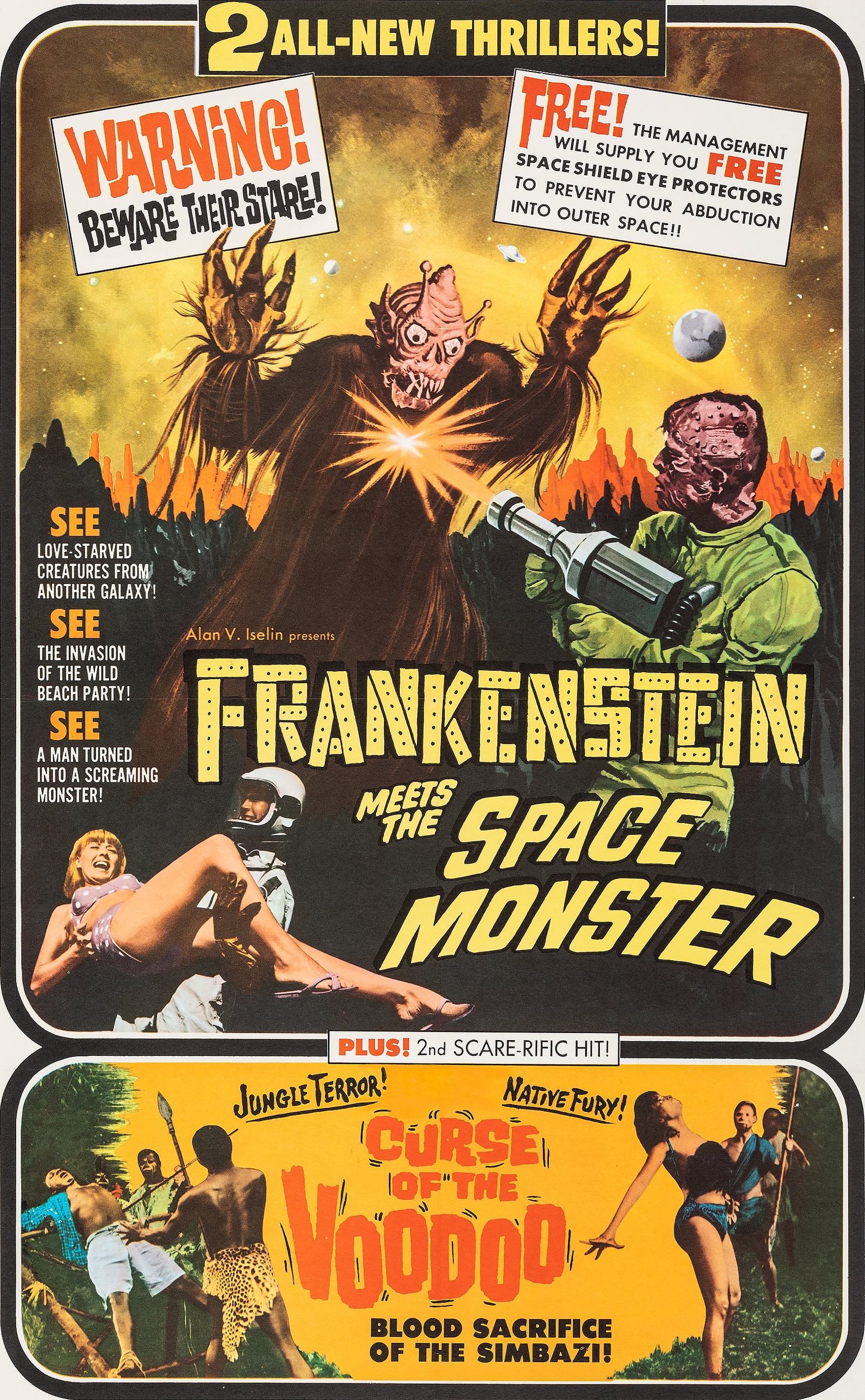 Frankenstein Meets the Spacemonster (1965) starring Marilyn Hanold on DVD on DVD