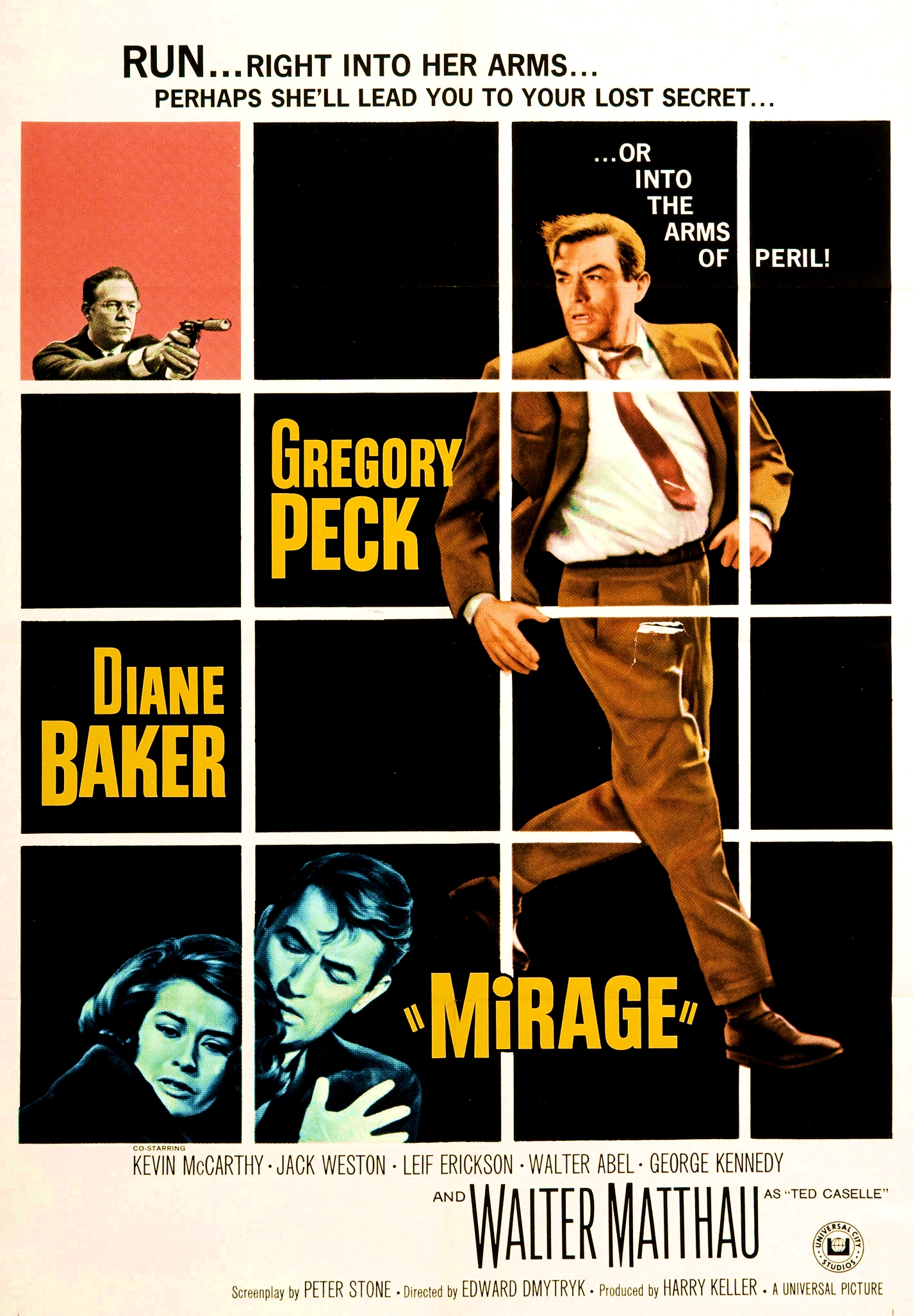 Mirage (1965) starring Gregory Peck on DVD on DVD