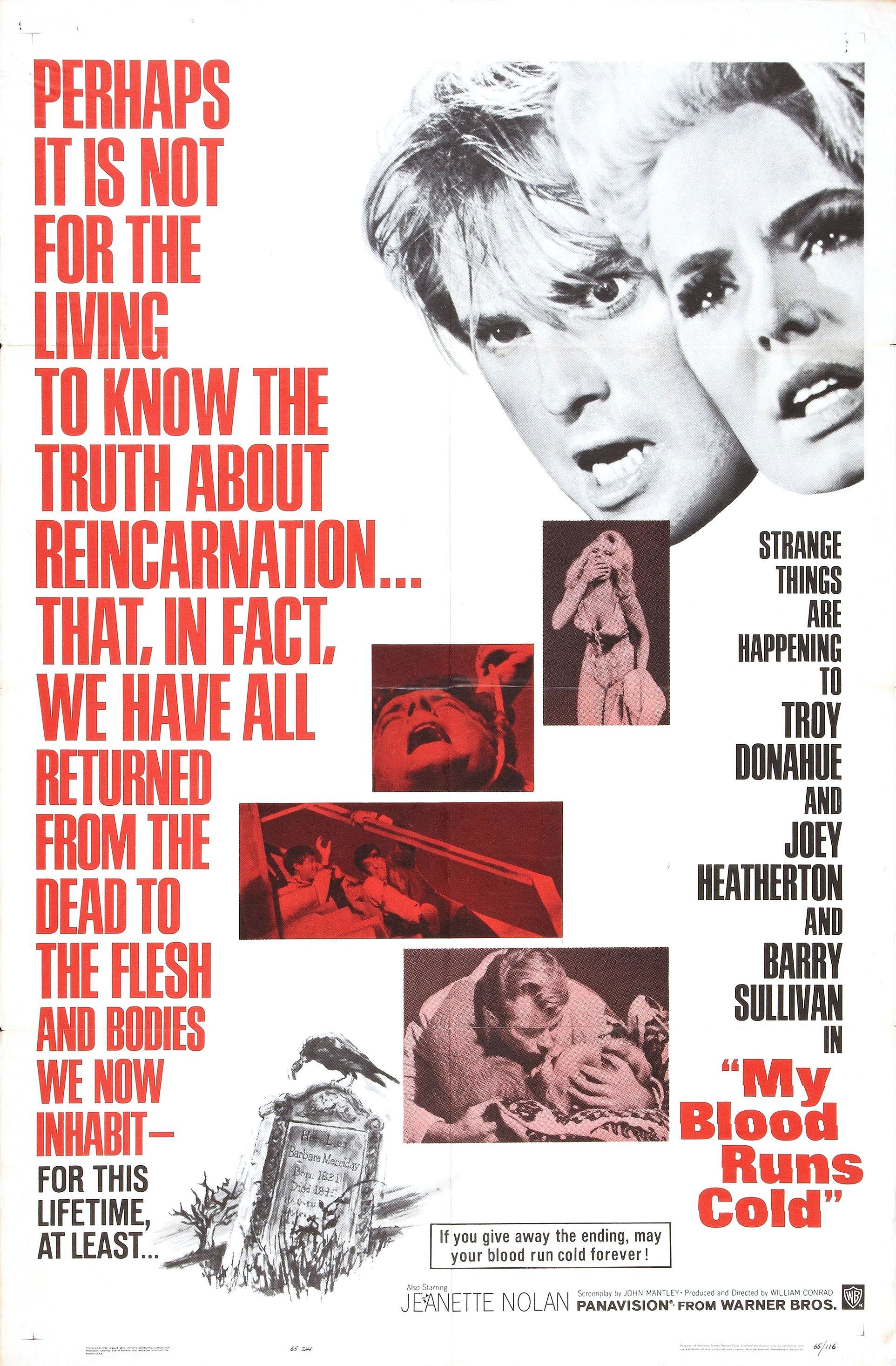My Blood Runs Cold (1965) starring Troy Donahue on DVD on DVD