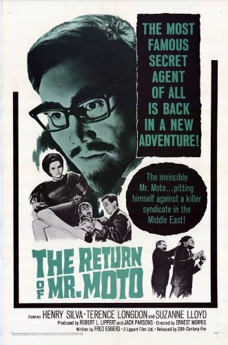 The Return of Mr. Moto (1965) starring Henry Silva on DVD on DVD