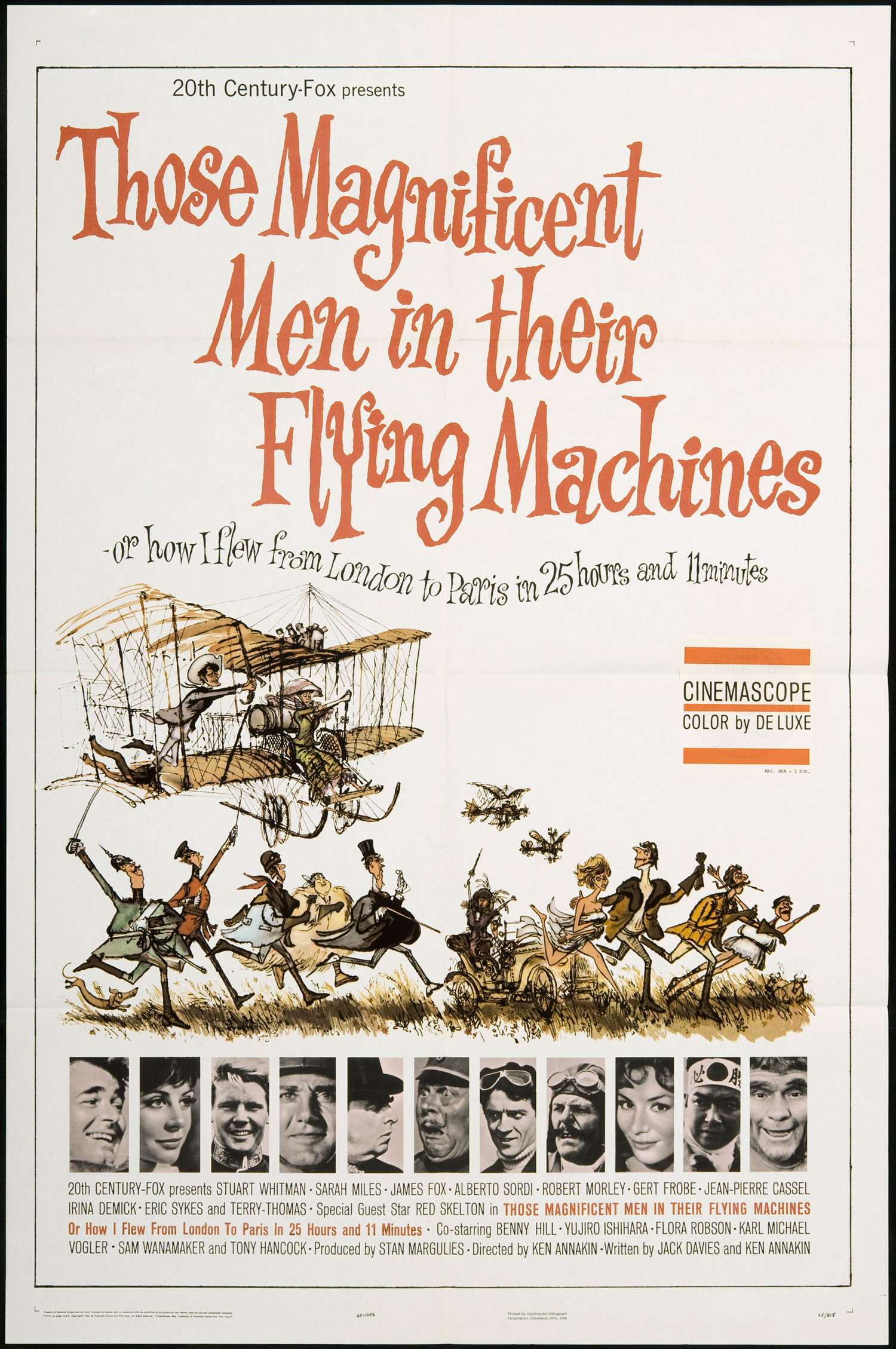 Those Magnificent Men in Their Flying Machines or How I Flew from London to Paris in 25 hours 11 minutes (1965) with English Subtitles on DVD on DVD