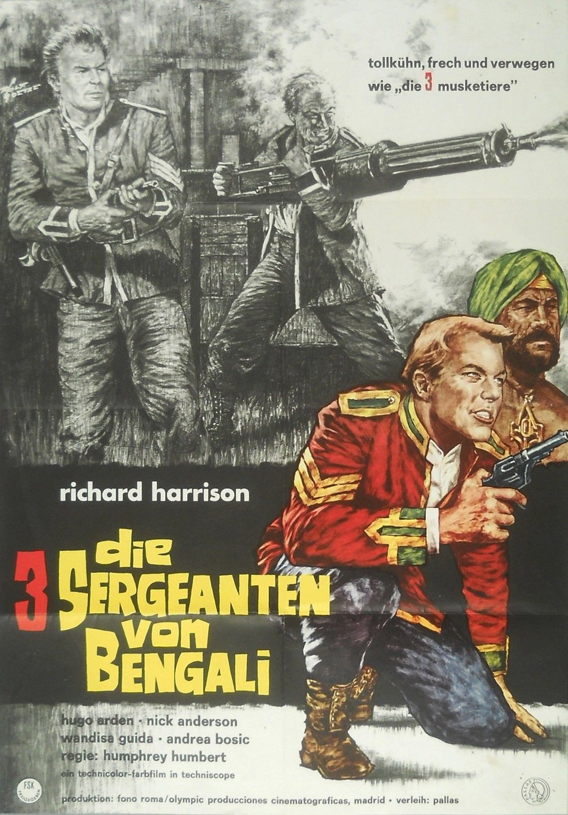 Three Sergeants of Bengal (1964) Screenshot 3 