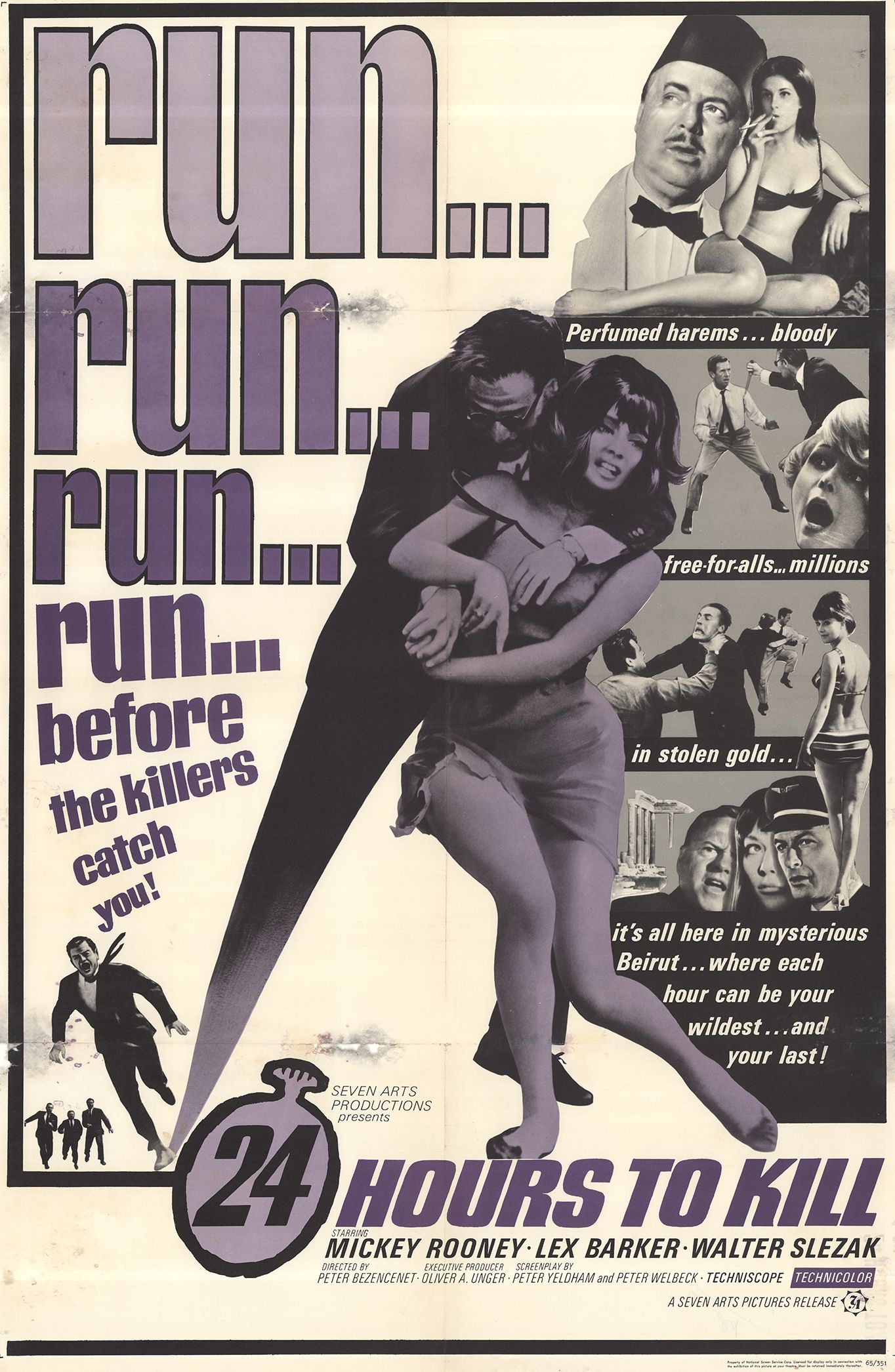 24 Hours to Kill (1965) starring Lex Barker on DVD on DVD