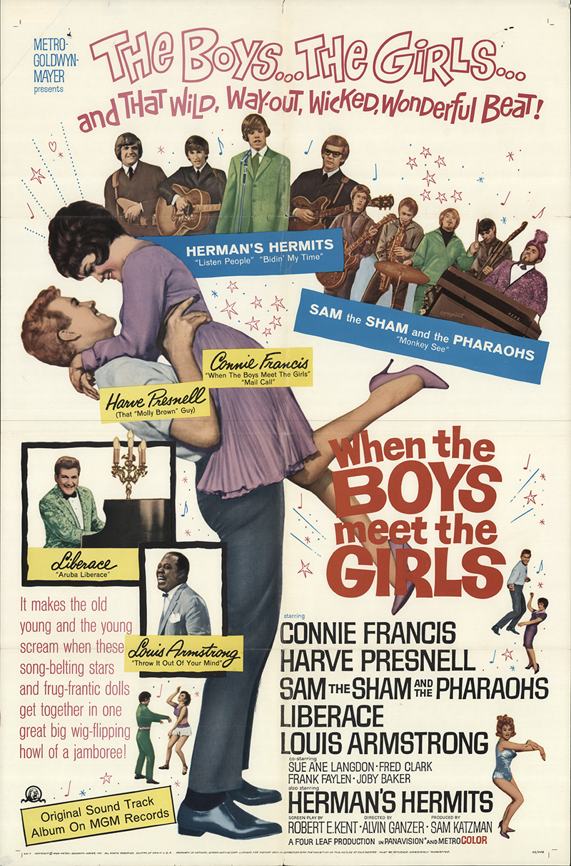 When the Boys Meet the Girls (1965) starring Connie Francis on DVD on DVD