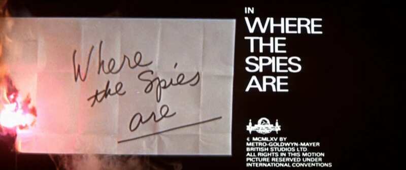 Where the Spies Are (1966) Screenshot 1