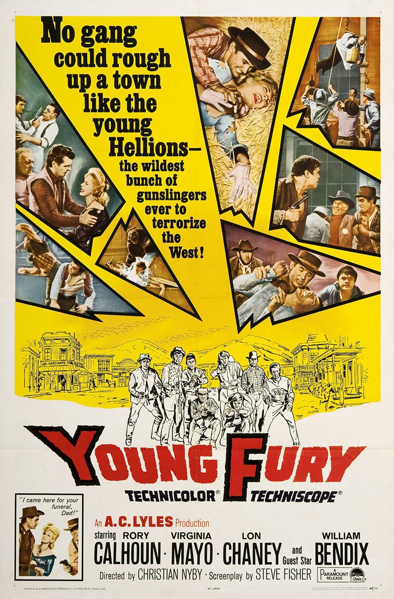 Young Fury (1964) starring Rory Calhoun on DVD on DVD