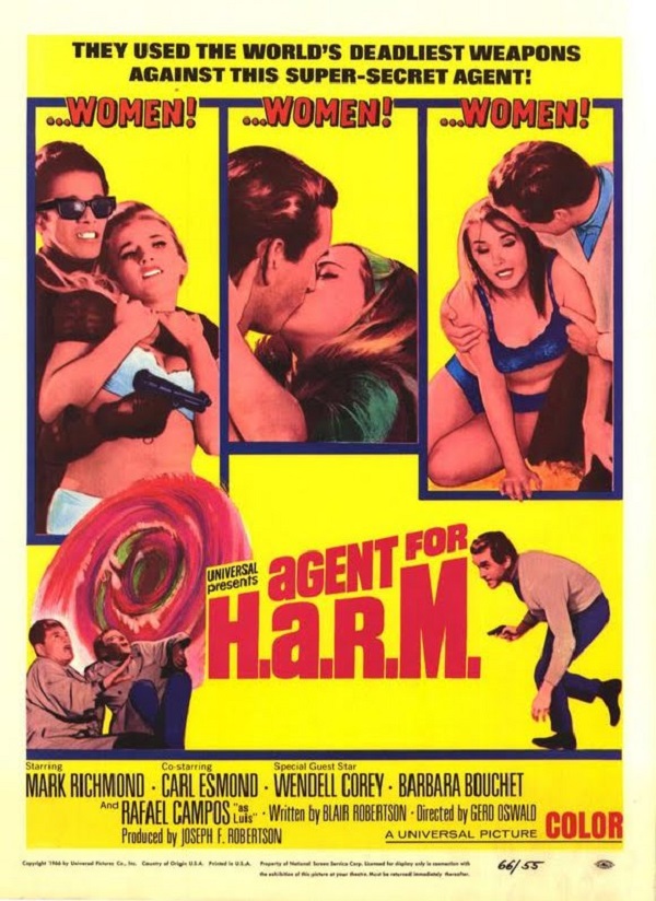 Agent for H.A.R.M. (1966) starring Peter Mark Richman on DVD on DVD