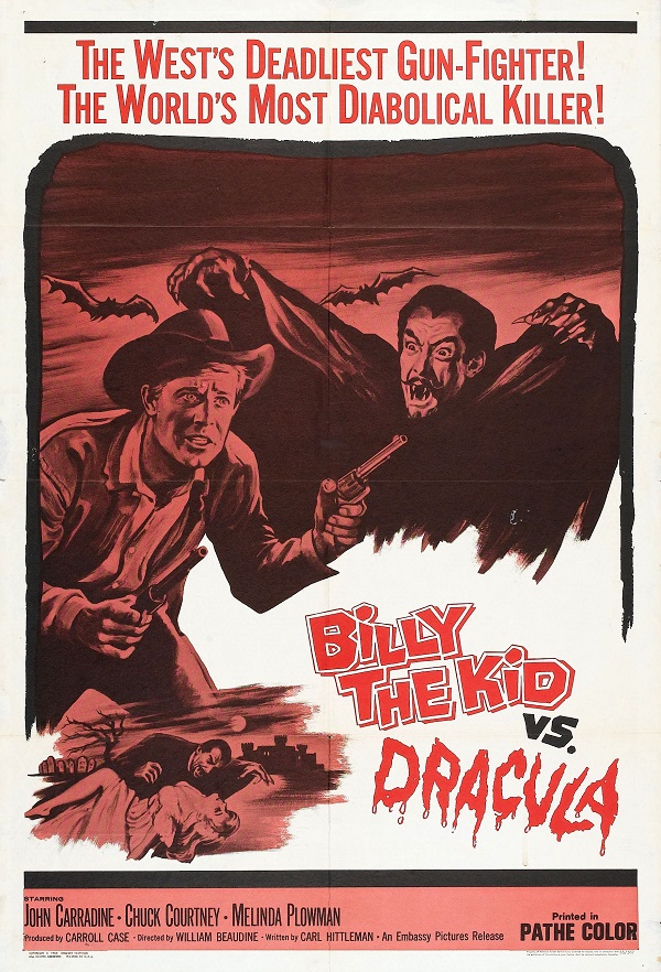 Billy the Kid Versus Dracula (1966) starring John Carradine on DVD on DVD