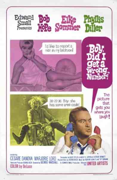 Boy, Did I Get a Wrong Number! (1966) starring Bob Hope on DVD on DVD