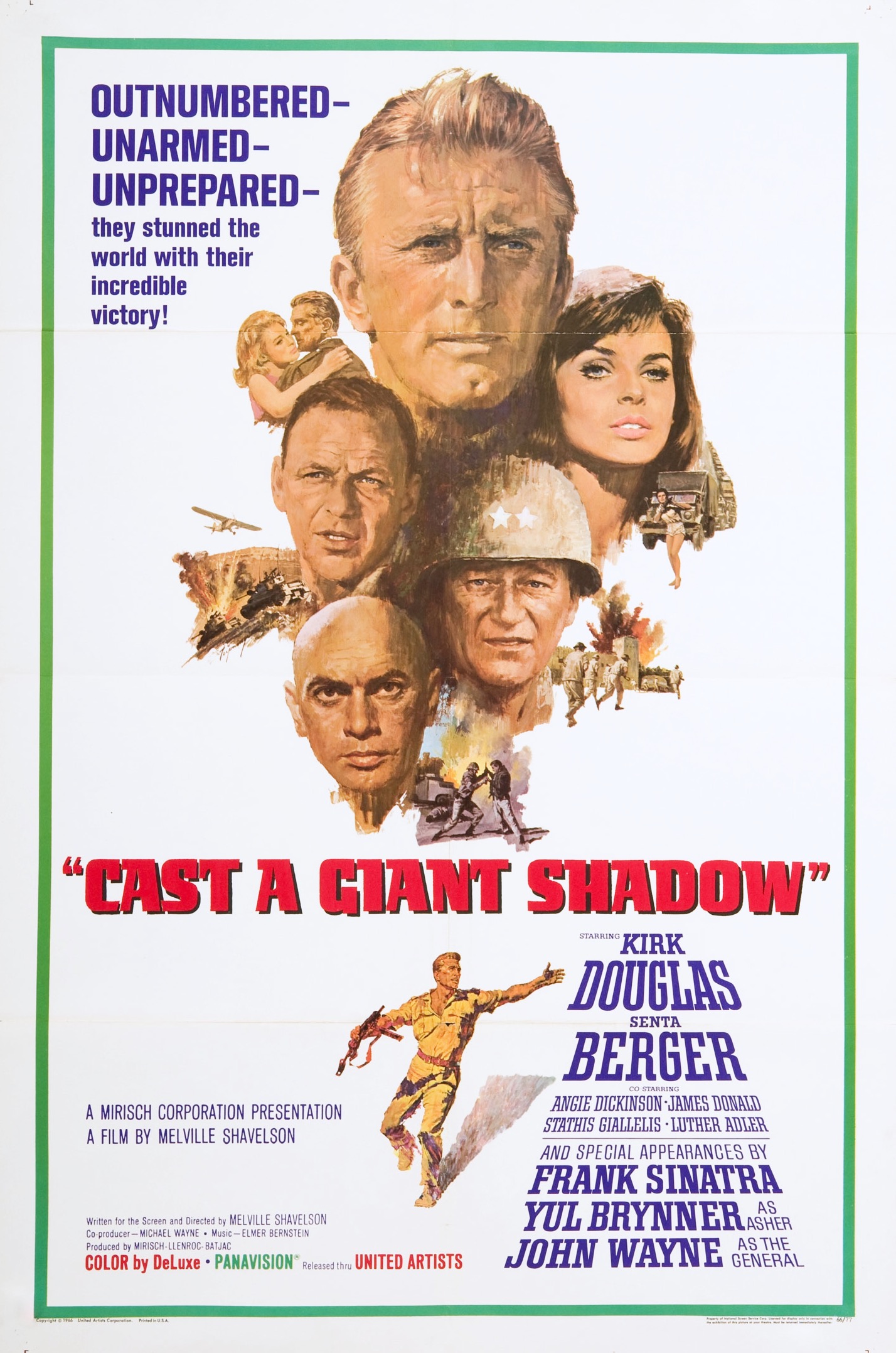 Cast a Giant Shadow (1966) with English Subtitles on DVD on DVD
