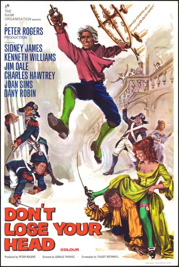 Don't Lose Your Head (1967) starring Sidney James on DVD on DVD