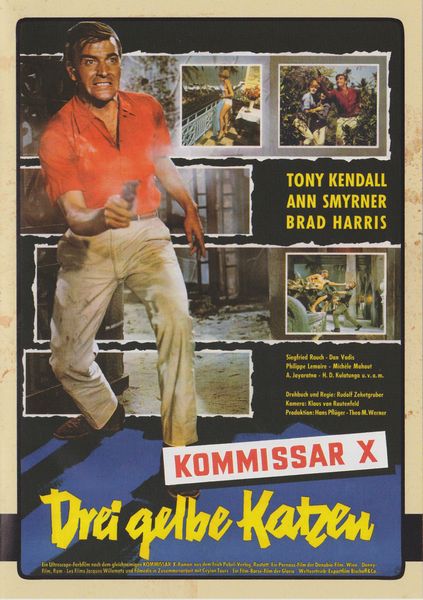 Kommissar X - Drei gelbe Katzen (1966) with English Subtitles on DVD on DVD