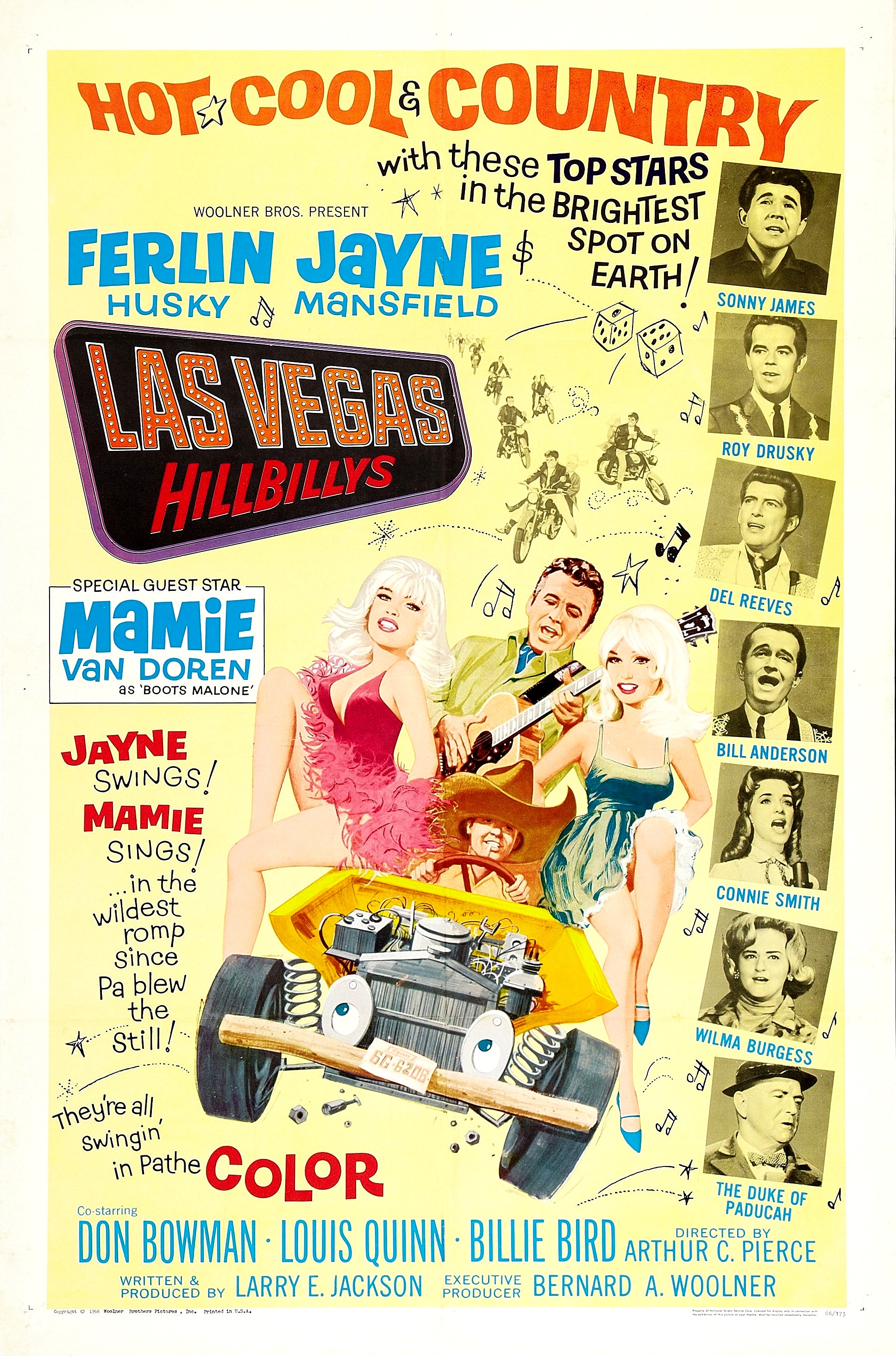 The Las Vegas Hillbillys (1966) starring Ferlin Husky on DVD on DVD