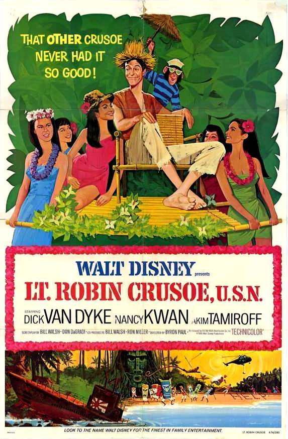Lt. Robin Crusoe, U.S.N. (1966) starring Dick Van Dyke on DVD on DVD