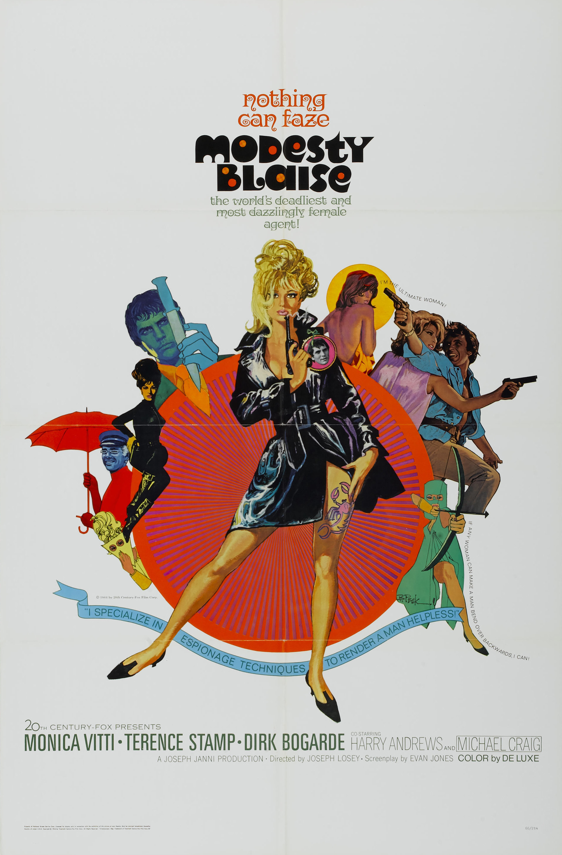 Modesty Blaise (1966) with English Subtitles on DVD on DVD